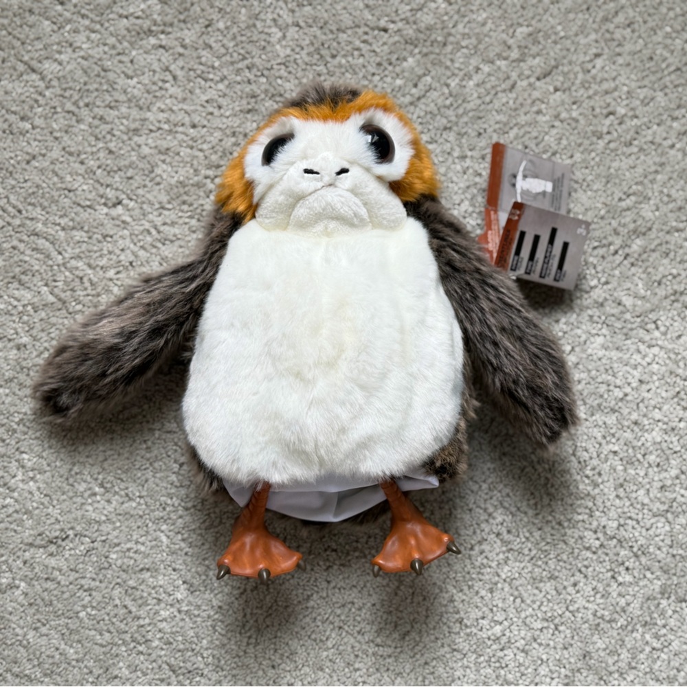 Disney’s Galaxy’s Edge Porg Puppet electronic plush NEW with tags disneyland